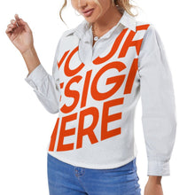 Cargar imagen en el visor de la galería, Chaleco de Punto Suéter Jersey sin Mangas cuello profundo V de Moda para mujer MY05 Personalizado con Impresión Completa de múltiples imágenes con Foto Logo Patrón Texto