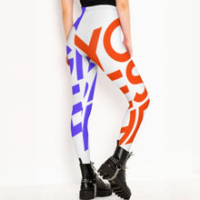 Cargar imagen en el visor de la galería, Leggings regulares pantalones deportivos de yoga casuales para mujer NZ205 Personalizados con Impresión Completa de múltiples imágenes con Foto Logo Patrón Texto