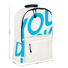 Cargar imagen en el visor de la galería, Mochila de Cuero con Diseño Personalizado de Tus Imágenes y Nombres
