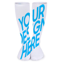 Cargar imagen en el visor de la galería, Calcetines Transpirables Mejor Apoyo para correr atletismo para mujeres y hombres FS0808008 Personalizados con impresión completa con Foto Logo Patrón Texto