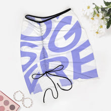 Cargar imagen en el visor de la galería, Falda corta cubierta de playa verano con cordones y nudos para mujer TX50 Personalizado con Impresión Completa con Foto Logo Patrón Texto