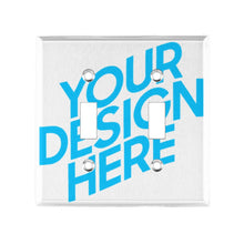 Cargar imagen en el visor de la galería, Panel de Interruptores Americano (Agujeros Dobles) con Diseño Personalizado Personalizada de Tus Fotos o Nombres