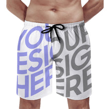 Cargar imagen en el visor de la galería, Traje de Baño para Hombres / Pantalones Cortos de Playa / Bañador de Natación Secado Rápido D1P Personalizados con Impresión Completa de Múltiples Imágenes con Foto Logo Patrón Texto