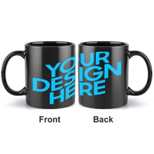 Cargar imagen en el visor de la galería, Taza de Cerámica Negra Para Café Té de Leche JJ0520119 Personalizada Impresion Completa con Foto Logo Patrón Texto