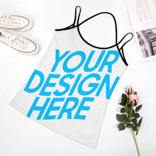 Cargar imagen en el visor de la galería, Camiseta sin mangas con tirantes sexy talla grande verano para mujer MK Personalizada con Impresión Completa de múltiples imágenes con Foto Logo Patrón Texto