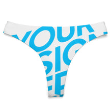 Cargar imagen en el visor de la galería, Braga / Parte de Abajo de Bikini para Mujer NZ207 Personalizada con impresión completa de una sola imagen con Foto Logo Patrón Texto