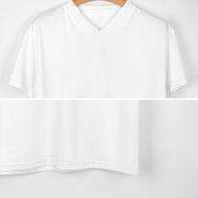 Cargar imagen en el visor de la galería, Camiseta Transpirable de Fútbol Manga Corta Cuello en V para Hombre 3Z06 Personalizada con Impresión Completa de Múltiples Imágenes con Foto Logo Patrón Texto