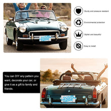 Cargar imagen en el visor de la galería, Placa de matrícula de coche de hierro (15 × 30 cm) QC1101006 Personalizado Personalizada con Foto, Texto o Logo