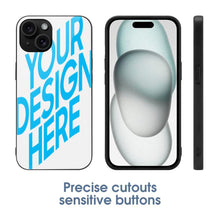 Cargar imagen en el visor de la galería, Funda de cristal para teléfono iPhone 15 / 15 Plus / 15 Pro / 15 Pro Max personalizado con patrón foto texto