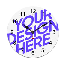 Cargar imagen en el visor de la galería, Reloj en Pared de PVC con Impresión Directa UV GY0903013 de Diseño Personalizado con Tu Nombre o Imagen