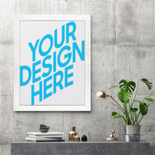 Cargar imagen en el visor de la galería, Imagen Cuadro Pintura Lienzo de diamante con Marco interior, versión vertical (redonda) GY0903434 Personalizado,Personalizada Con Foto,Logo O Texto