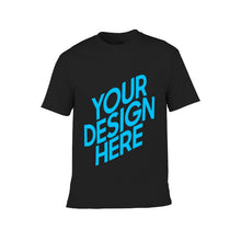 Cargar imagen en el visor de la galería, Camiseta de Algodón Suave Manga Corta Cuello Redondo para Niños Niñas Adolescentes FS0803004 Personalizada con Foto Logo Patrón Texto