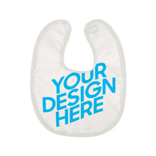 Cargar imagen en el visor de la galería, Babero Impermeable de Paño de Baño con Diseño Personalizado de Tu Estilo de Foto y Imagen