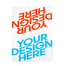 Cargar imagen en el visor de la galería, Tarjeta de felicitación tarjeta postal tarjeta foto en versión horizontal personalizada con logotipo de texto de patrón de fotos