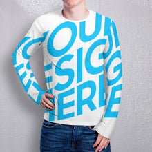 Cargar imagen en el visor de la galería, Sudadera / Camiseta manga larga bolsillo pecho para hombre ELREV2 Personalizada con Impresión Completa de una imagen con Foto Logo Patrón Texto