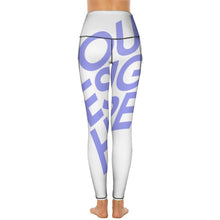 Cargar imagen en el visor de la galería, Pantalones de yoga largos / Leggings deportivos para mujer CE003 Personalizados Impresion Completa de Una Imagen con Foto Logo Patrón Texto