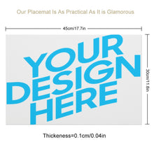 Cargar imagen en el visor de la galería, Mantel Individual PVC Paño de Mesa Platos JJ0522041Personalizado Personalizada con Foto, Texto o Logo