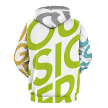 Cargar imagen en el visor de la galería, Sudadera Casual con Capucha de Capa Doble Bolsillo Canguro Talla Grande Unisex para Mujer Hombre FS0816145 Personalizada Impresion Completa de Múltiples Imágenes con Foto Logo Patrón Texto