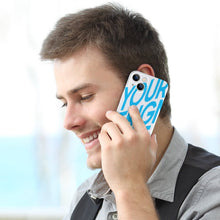 Cargar imagen en el visor de la galería, Funda para móvil iPhone 14 / 14 Plus / 14 Pro / 14 Pro Max personalizado con patrón foto texto