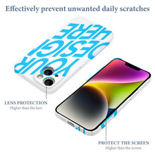 Cargar imagen en el visor de la galería, Funda para móvil iPhone 14 / 14 Plus / 14 Pro / 14 Pro Max personalizado con patrón foto texto