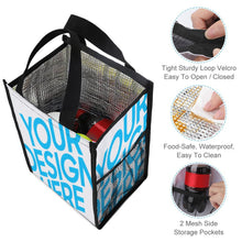 Cargar imagen en el visor de la galería, El bolso termal plegable,bolso del refrigerador,bolso del almuerzo o comida XB0602008 (estilo de bolsillo) Personalizado con Foto o Mensajes de Texto