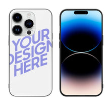 Cargar imagen en el visor de la galería, Carcasa / Funda de Vidrio para Apple iPhone 14 / 14 Plus / iPhone 14 Pro / 14 Pro Max para Mujer Hombre 3C0705127 Personalizada Impresion Completa de Una Imagen con Foto Logo Patrón Texto