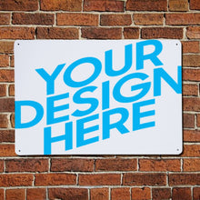 Cargar imagen en el visor de la galería, Letrero Tabla tablón Tablero Índice Logotipo de aluminio horizontal(20×30cm)GY0903294 Personalizado Personalizada con Foto, Texto o Logo