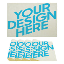 Cargar imagen en el visor de la galería, JJ0519152 Impresión a una cara mantelería o mantel de lino Personalizado con Foto o Mensajes de Texto