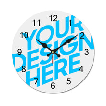 Cargar imagen en el visor de la galería, Reloj de Pared de Madera con Impresión Directa UV de Diseño Personalizado GY0903008 con Tus Imágenes o Texto
