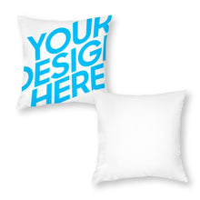 Cargar imagen en el visor de la galería, Funda de Cojín de Poliéster (2 piezas) con Impresión a Una Cara de Diseño Personalizado con Tus Textos o Imágenes Online