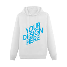 Cargar imagen en el visor de la galería, Sudadera Clásica Casual de Algodón con capucha de hombre FS0816011 Personalizada con Impresión Delantera de una imagen con Foto Logo Patrón Texto