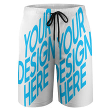 Cargar imagen en el visor de la galería, Pantalones cortos / Ropa de Playa de Moda con Estampado para Niños Adolescentes (diseño de cuatro piezas) Personalizado con Impresión Completa con Foto Logo Patrón Texto