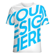 Cargar imagen en el visor de la galería, Camiseta Manga Corta Suave Casual de Verano para hombre NT Personalizada con Impresión Completa de una imagen con Foto Logo Patrón Texto