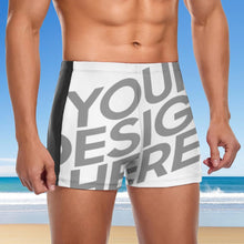 Cargar imagen en el visor de la galería, Pantalones Cortos de Playa / Bañador de Natación / Traje de Baño para Hombre DN003 Personalizados con Impresión Completa de una  imagen con Foto Logo Patrón Texto