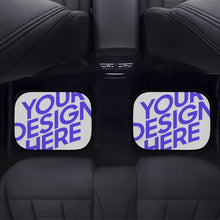 Cargar imagen en el visor de la galería, Alfombrilla Universal de coche de cuatro piezas Personalizada con Foto Logo Patrón Texto (impresión completa de dos imágenes)