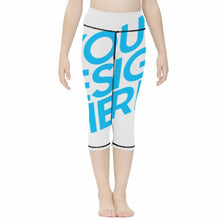 Cargar imagen en el visor de la galería, Leggings Deportivos de Ejercicio Pantalones Cortos de Yoga para Niños Niñas Chicas NT10 Personalizados con Impresión Completa con Foto Logo Patrón Texto