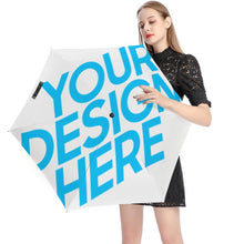 Cargar imagen en el visor de la galería, JJ0513009 Paraguas de 5 Pliegues con Diseño Personalizado de Tu Foto o Texto