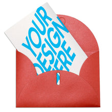 Cargar imagen en el visor de la galería, Versión vertical tarjeta de felicitación tarjeta postal tarjeta foto personalizada con logotipo texto patrón fotos