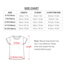 Cargar imagen en el visor de la galería, Camiseta estampada suave manga corta para niños ET023 Personalizada con Impresión Completa de múltiples imágenes con Foto Logo Patrón Texto