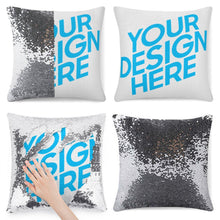 Cargar imagen en el visor de la galería, Funda de almohada con lentejuelas estándar multicolor para el hogar Design Personaliza online