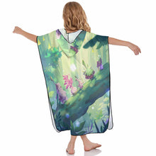 Cargar imagen en el visor de la galería, Poncho Toalla de Playa Grande Suave para Niños Niñas NT158 Personalizada con Impresión Completa con Foto Logo Patrón Texto