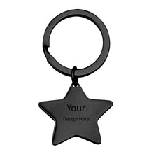 Cargar imagen en el visor de la galería, Llavero Redondo / Llavero de Hueso / Corazón / Gato / Estrella JJ0529156 Grabado Personalizado con Texto Nombre