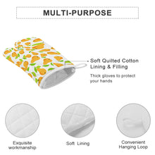 Cargar imagen en el visor de la galería, Conjunto de dos unidades Manpolas de cocina Manopla Termica Guantes aislados JJ0522071 Personalizado con Foto o Mensajes de Texto