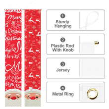 Cargar imagen en el visor de la galería, Pareja de pintura Coplas Rojas para Decoración de Navidad para puerta Pegatinas de pared Pintura de Feliz Año Nuevo GY0903159 Personalizado Personalizada con Foto, Texto o Logo