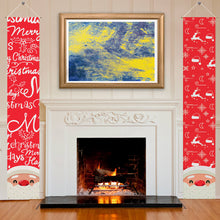 Cargar imagen en el visor de la galería, Pareja de pintura Coplas Rojas para Decoración de Navidad para puerta Pegatinas de pared Pintura de Feliz Año Nuevo GY0903159 Personalizado Personalizada con Foto, Texto o Logo