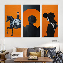 Cargar imagen en el visor de la galería, Portaretrato Multiple Fotos Tapiz Cuadro De Pared Colgante Porta Retrato De Colgar de Múltiples Diseños de 3 Paneles(Vertical1:2) GY0903216 Personalizado Personalizada con Foto, Texto o Logo