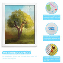 Cargar imagen en el visor de la galería, Imagen Cuadro Pintura Lienzo de diamante con Marco interior, versión vertical (redonda) GY0903434 Personalizado,Personalizada Con Foto,Logo O Texto