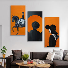 Cargar imagen en el visor de la galería, Portaretrato Multiple Fotos Tapiz Cuadro De Pared Colgante Porta Retrato De Colgar de Múltiples Diseños de 3 Paneles(Vertical1:2) GY0903216 Personalizado Personalizada con Foto, Texto o Logo