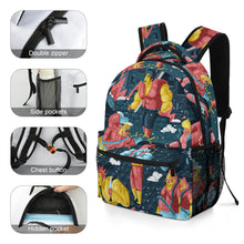 Cargar imagen en el visor de la galería, Mochila para los niños y niñas Morral A012 Diseño de múltiples imágenes Personalizada Personalizado con Foto o Mensajes de Texto