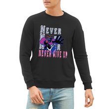 Cargar imagen en el visor de la galería, Sudadera suelto casual con cuello redondo y hombros caídos 100% algodón para hombres A-071 FS0816096 Personalizada con Foto, Texto o Logo
